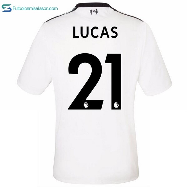 Camiseta Liverpool 2ª Lucas 2017/18